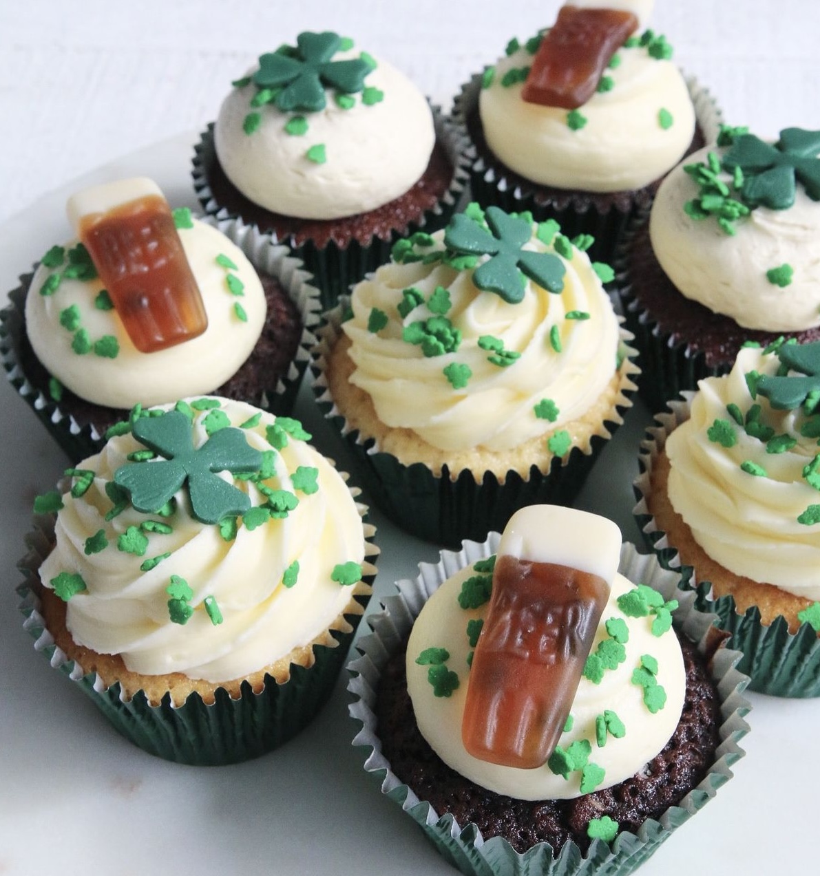 St. Patrick’s Cupcakes